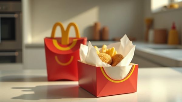 Recevez votre commande McDonald's à domicile facilement